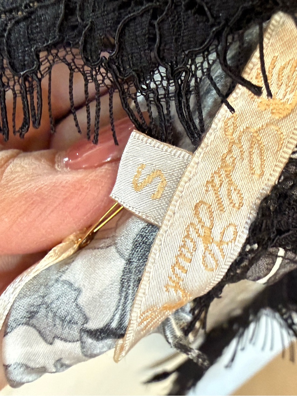 Gold Hawk Silk Cami - Picture 5 of 10